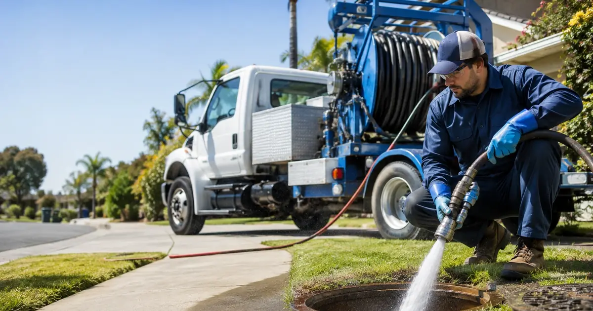 Hydro jet sewer cleaning Raymond