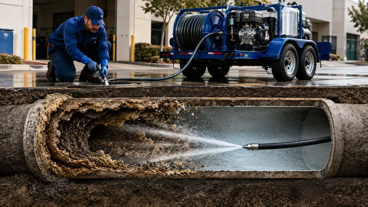 Sewer Pipe Descaling in Raymond